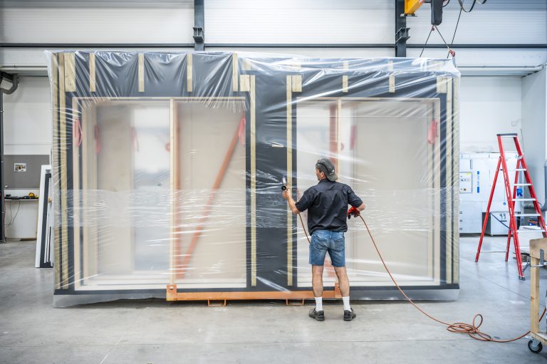 Maar liefst 7.100m2 houtskeletbouw wanden geproduceerd!